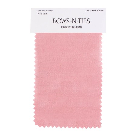 Satin Fabric Swatch - Petal