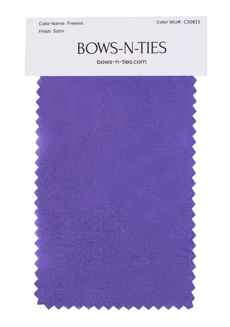 Satin Fabric Swatch - Freesia