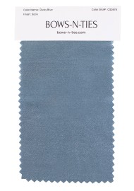 Satin Fabric Swatch - Dusty Blue