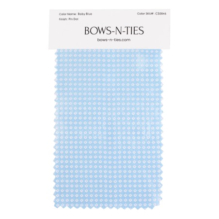 Pin Dot Fabric Swatch - Baby Blue