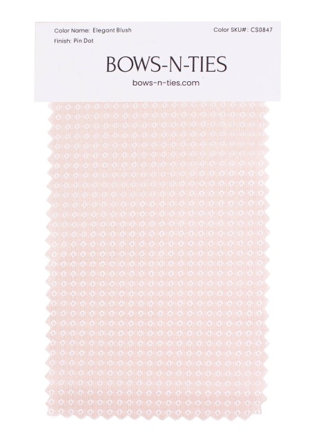 Pin Dot Fabric Swatch - Elegant Blush