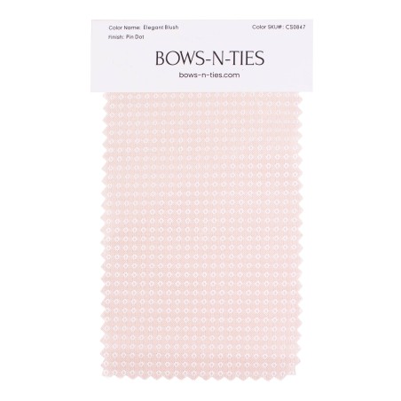 Pin Dot Fabric Swatch - Elegant Blush