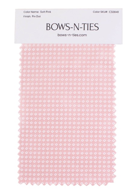 Pin Dot Fabric Swatch - Soft Pink