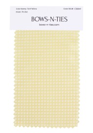 Pin Dot Fabric Swatch - Soft Yellow