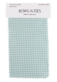 Pin Dot Fabric Swatch - Soft Mint