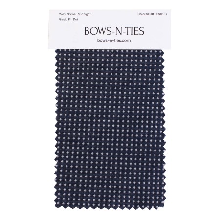 Pin Dot Fabric Swatch - Midnight