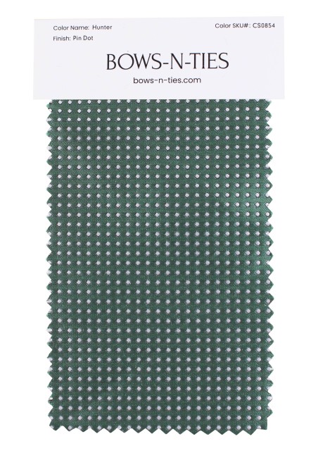 Pin Dot Fabric Swatch - Hunter
