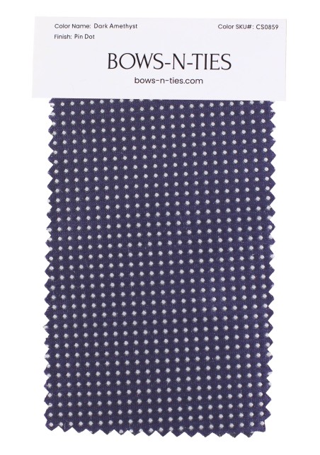 copy of Pin Dot Fabric Swatch - Dark Amethyst