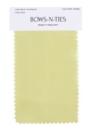 Satin Fabric Swatch - Lemongrass