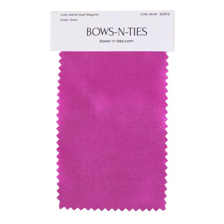 Satin Fabric Swatch - Dark Magenta