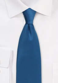 Satin Tie in Teal