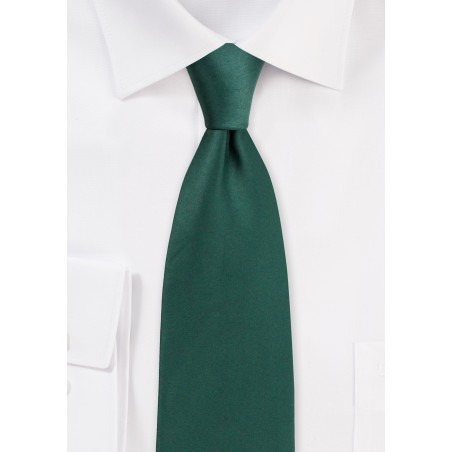 Hunter Green Satin Tie