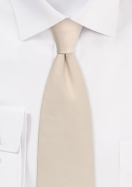 Solid Satin Tie in Champagne