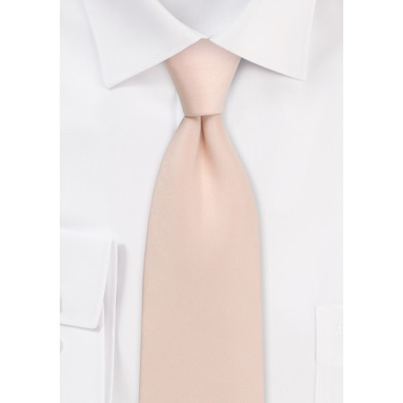 Antique Blush Satin Mens Tie