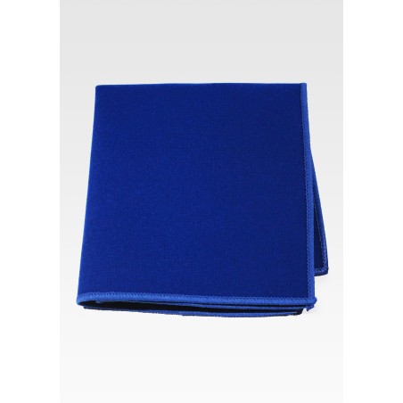 Royal Blue Velvet Pocket Square