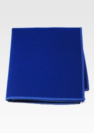 Royal Blue Velvet Pocket Square