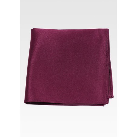Solid Pocket Hanky in Sangria