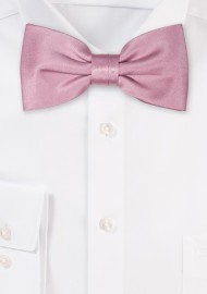 Solid Quartz Colored Satin Bowtie