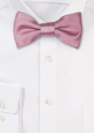 Satin Kids Bow Tie in Quartz