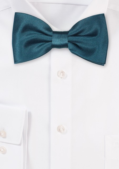 Solid Gem Colored Satin Bowtie