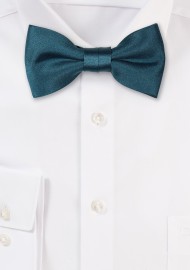 Satin Kids Bow Tie in Gem