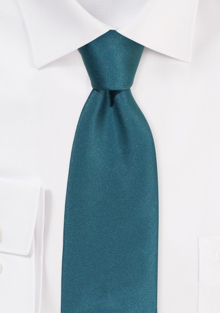 XL Length Satin Tie in Gem
