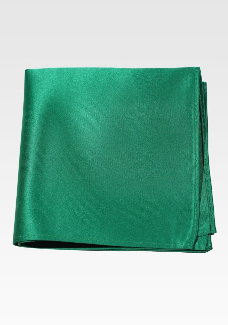 Solid Pocket Hanky in Emerald Green