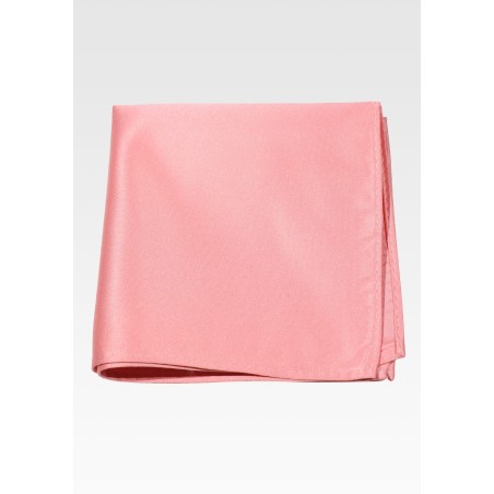 Solid Pocket Hanky in Bellini Pink