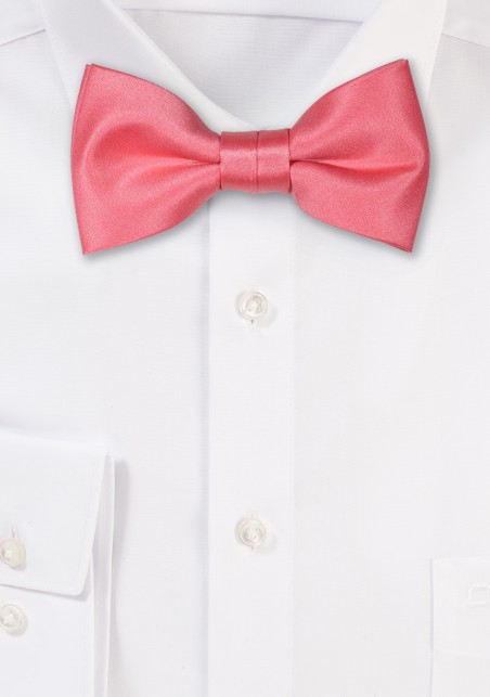 Satin Kids Bow Tie in Parfait