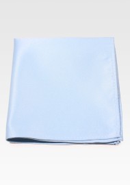 Solid Pocket Hanky in Ice Blue