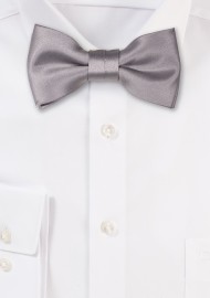 Satin Kids Bow Tie in Sterling