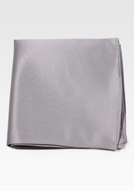 Solid Pocket Hanky in Sterling