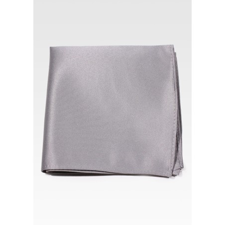 Solid Pocket Hanky in Sterling