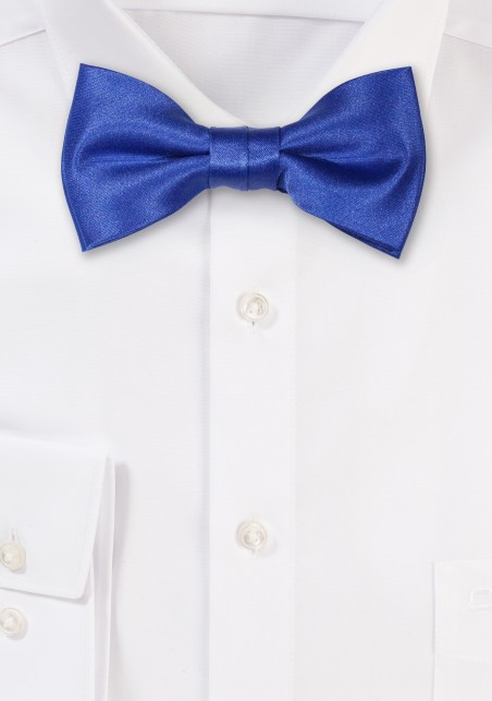 Satin Kids Bow Tie in Morning Glory