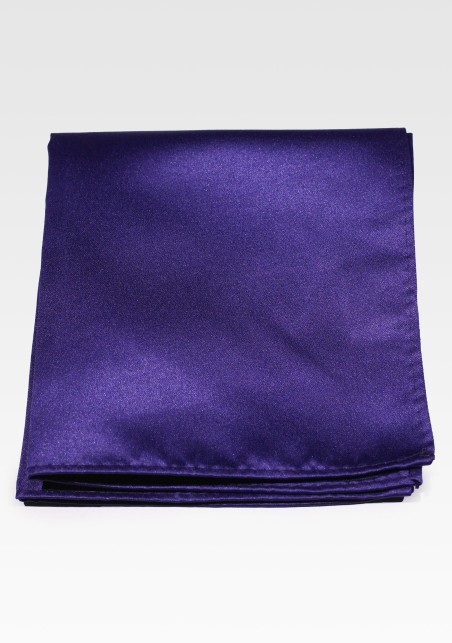Solid Pocket Hanky in Purple Storm