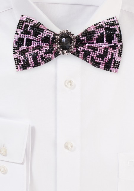 Royal Duke Bow Tie with Luxurious Rhinestones