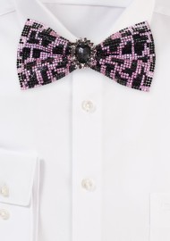 Royal Duke Bow Tie with Luxurious Rhinestones