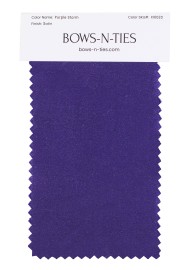 Satin Fabric Swatch - Purple Storm