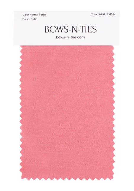 Satin Fabric Swatch - Parfait