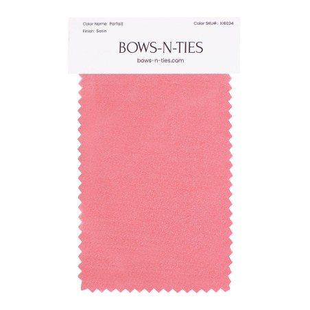 Satin Fabric Swatch - Parfait
