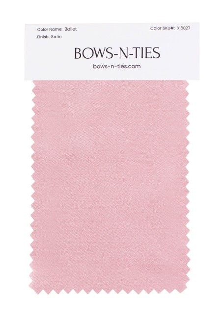 Satin Fabric Swatch - Ballet