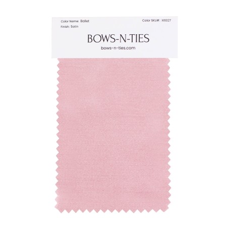 Satin Fabric Swatch - Ballet