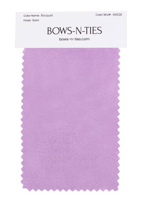 Satin Fabric Swatch - Bouquet
