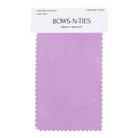 Satin Fabric Swatch - Bouquet
