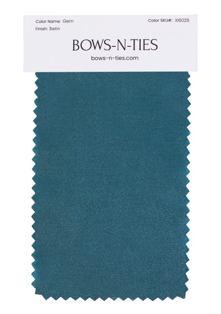 Satin Fabric Swatch - Gem