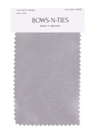 Satin Fabric Swatch - Sterling