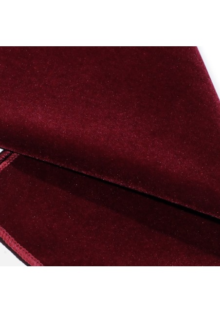 Burgundy Red Velvet Pocket Square