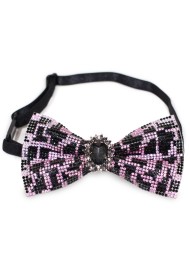 Royal Duke Bow Tie with Luxurious Rhinestones