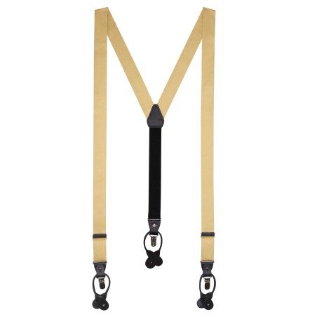 Golden Satin Dress Suspenders