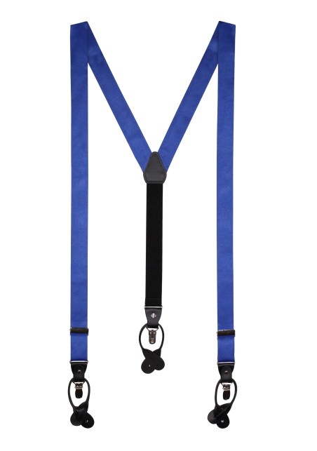 Morning Glory Blue Suspenders